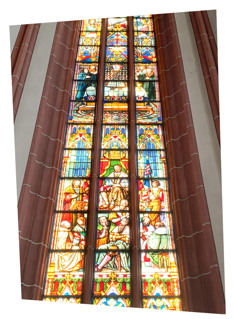 Reformationsfenster in Stadtkirche St. Marien in Homberg (Efze)