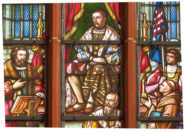 Reformationsfenster in Stadtkirche St. Marien in Homberg (Efze)