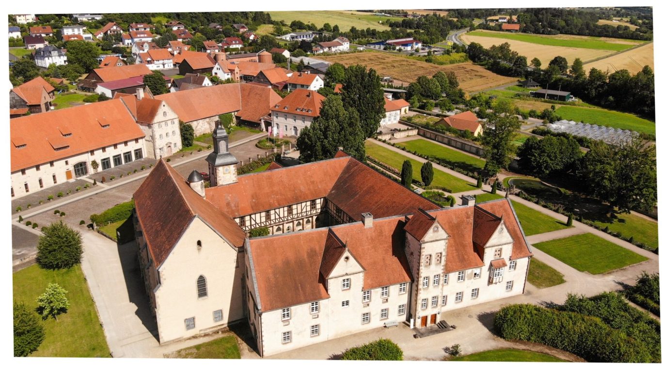 Kloster Haydau in Morschen (Luftbild) 