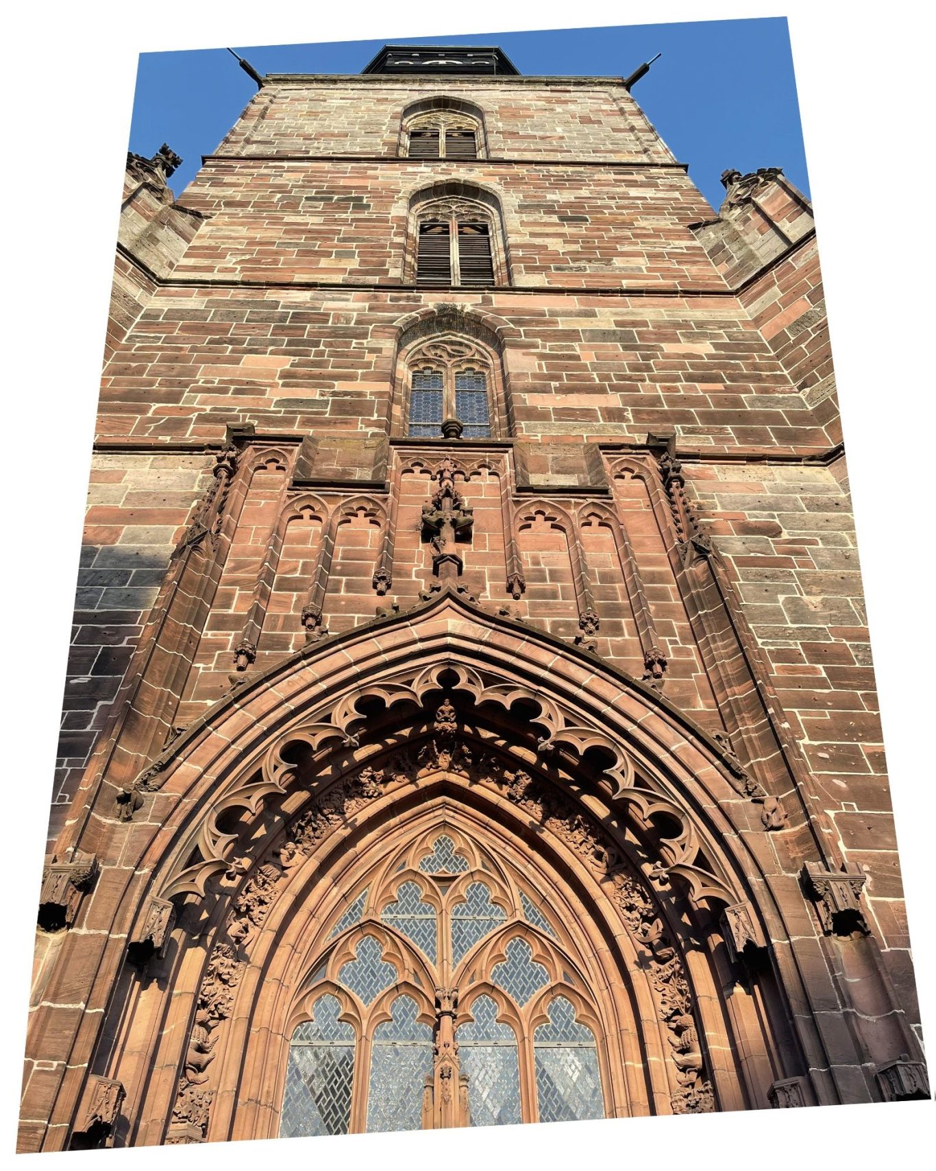 Westportal der Stadtkirche St. Marien in Homberg (Efze) 