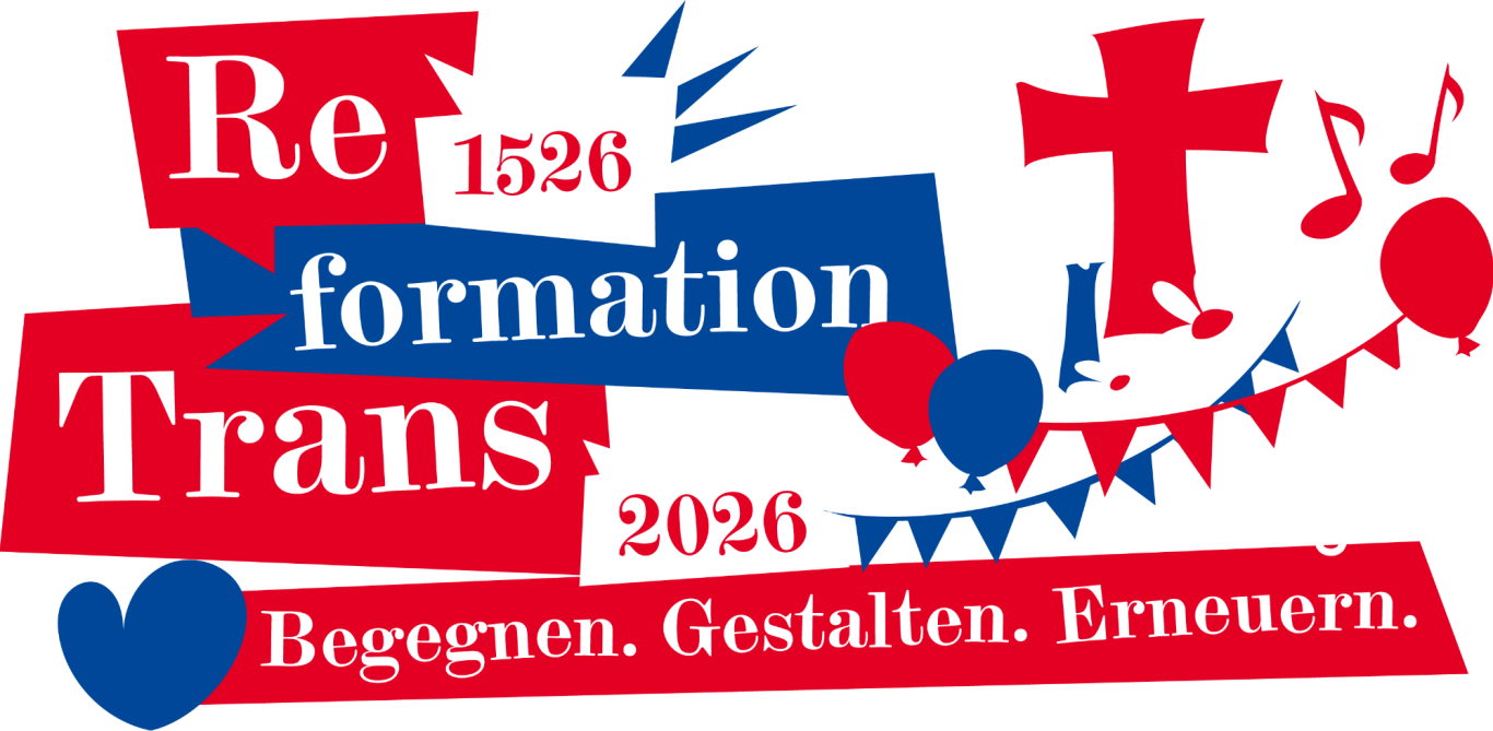 Illustration Reformation 1526 - Transformation 2026 | Begegnen. Gestalten. Erneuern